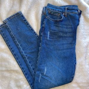 Nine West high-rise, skinny jeans (tummy shaping pockets)